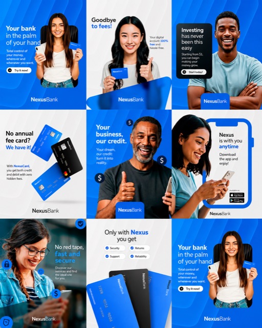Social media design preview